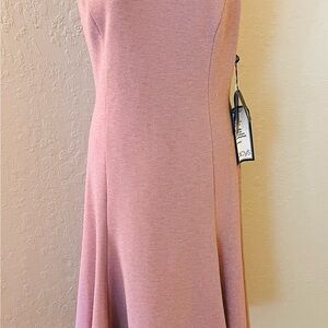 Adrianna Papell Mauve High Low Dress